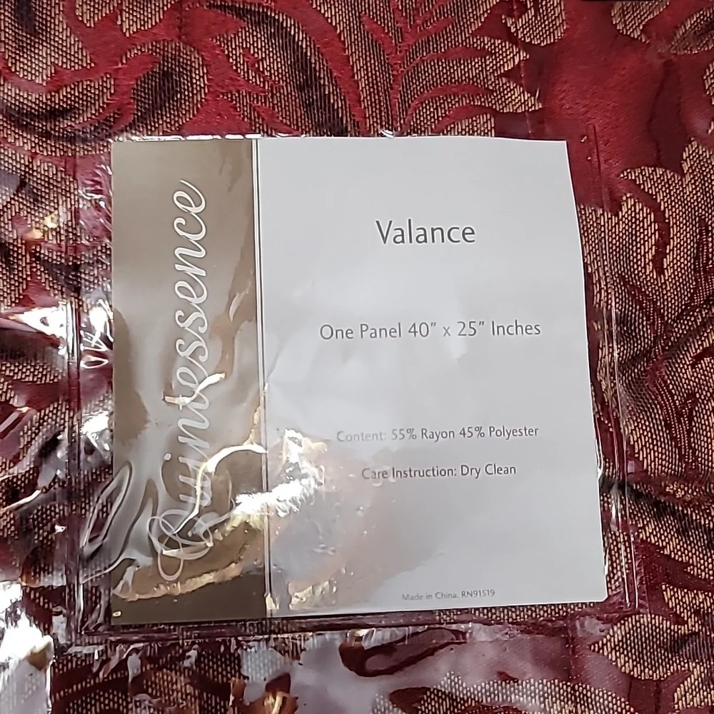 Quintessence Valance 1 Panel 40